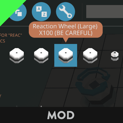 More powerful reaction wheels — Stormworks: Build and Rescue Workshop preview