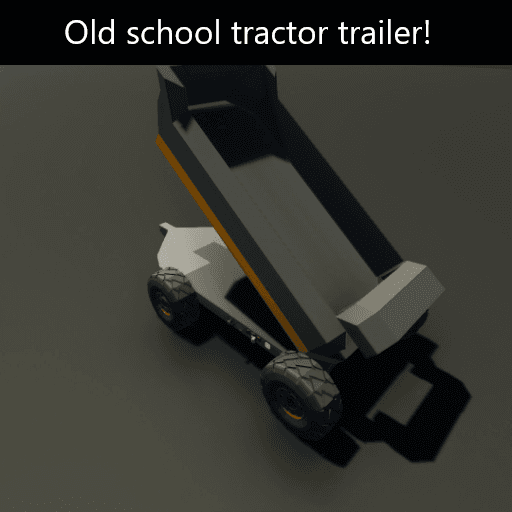 Old school tractor trailer! — Stormworks: Build and Rescue Workshop preview