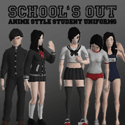 [B42] School's Out: Anime-Style Student Uniforms — Project Zomboid Steam Workshop preview image