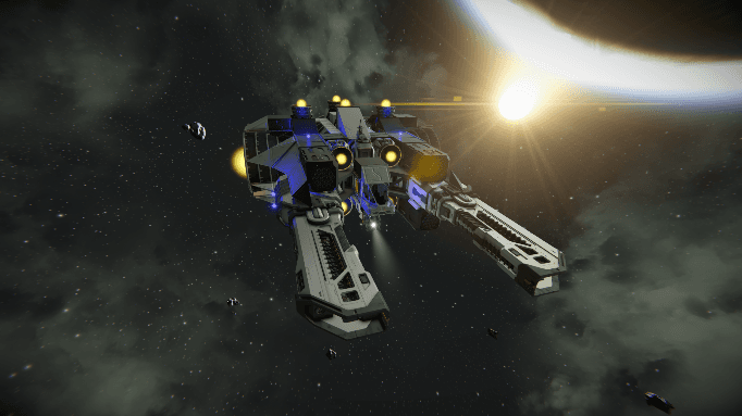 UPOE Heavy Police Craft — Space Engineers Workshop preview