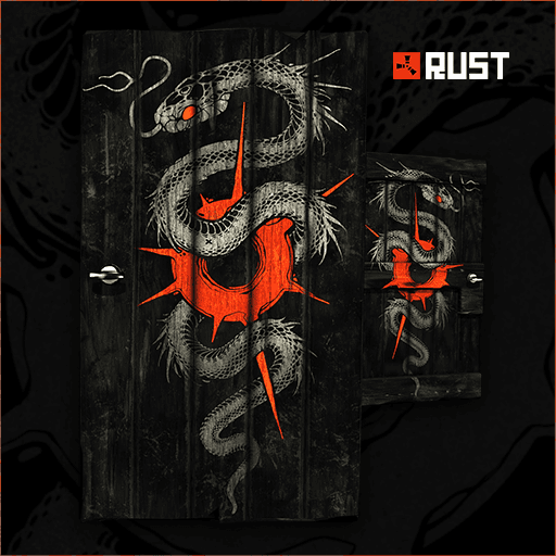 Light Keeper Wooden Door (GLOW) — Rust Steam Workshop preview image