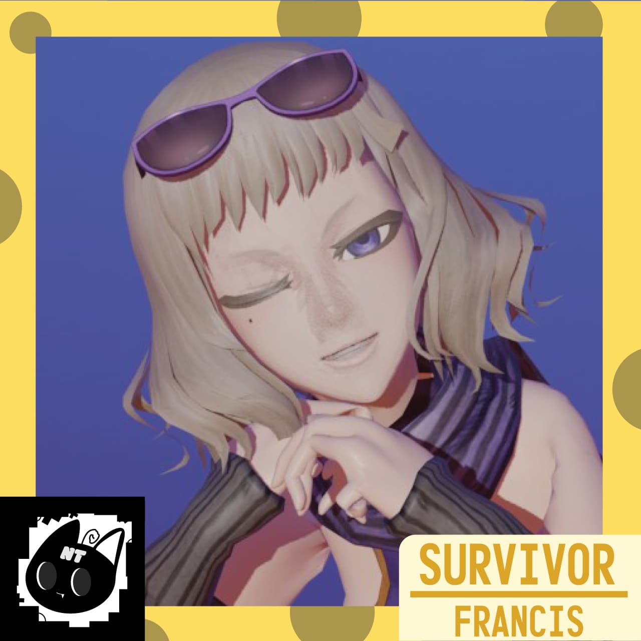 Bottom heavy Beach outfit Nikola as Francis — Left 4 Dead 2 Steam Workshop preview image