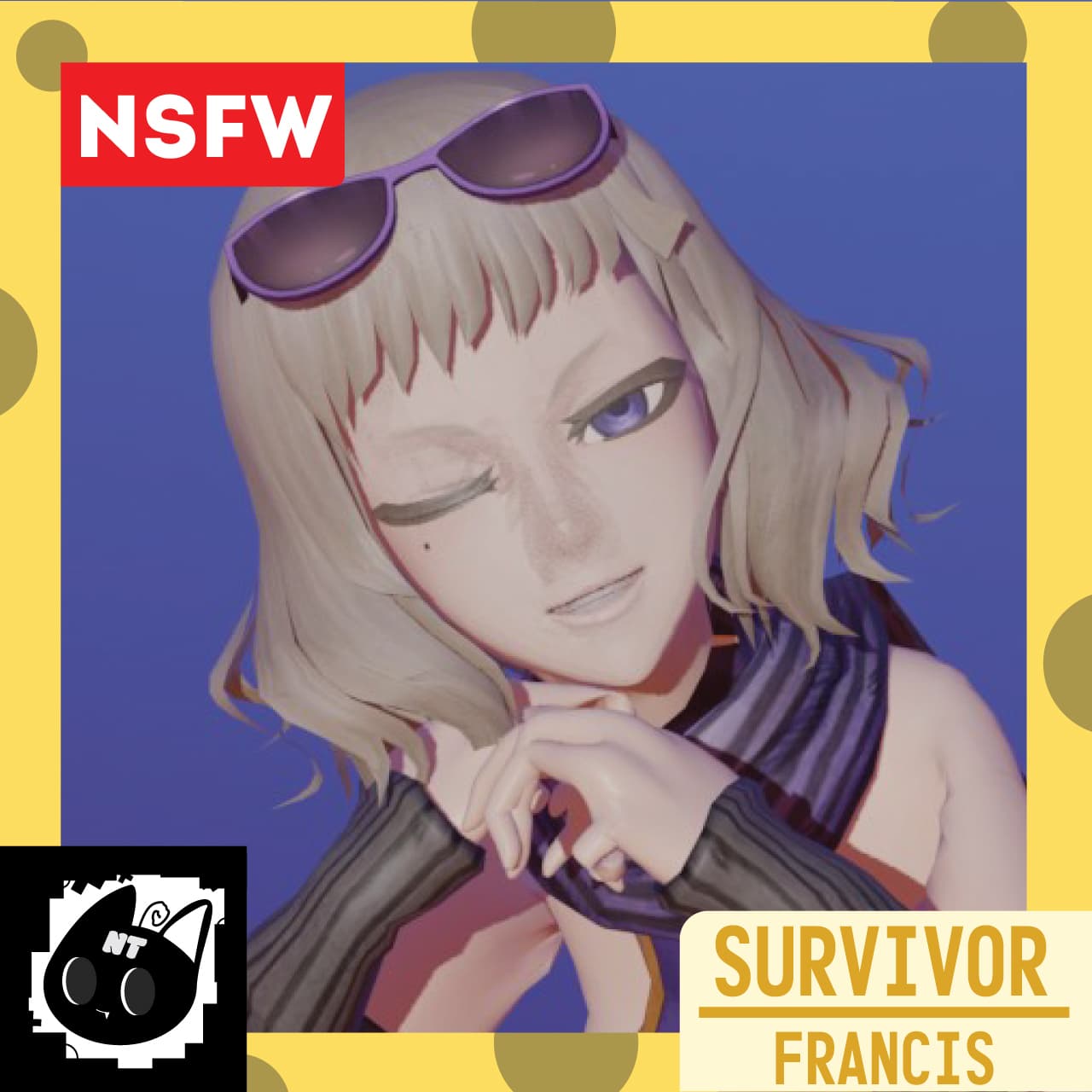 [R18]N*de Heavy bottom Beach outfit Nikola as Francis
 — Left 4 Dead 2 Steam Workshop preview image