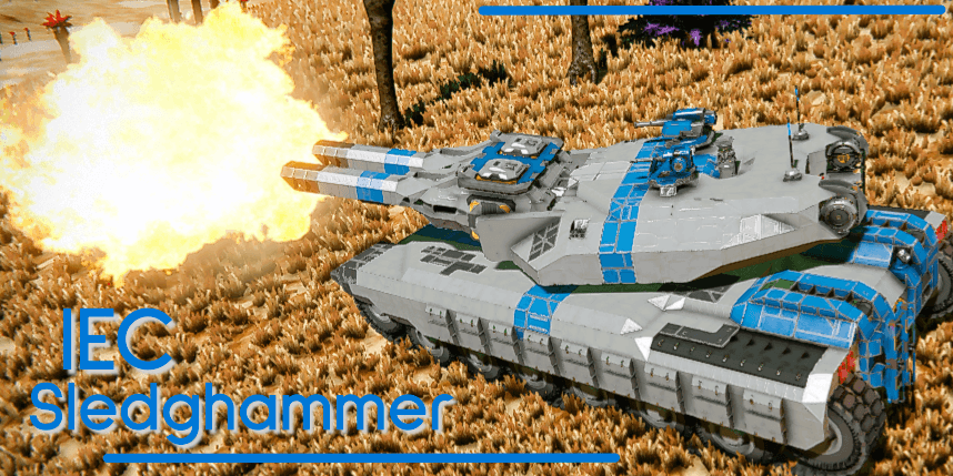 IEC Sledghammer Heavy Tank — Space Engineers Steam Workshop preview image