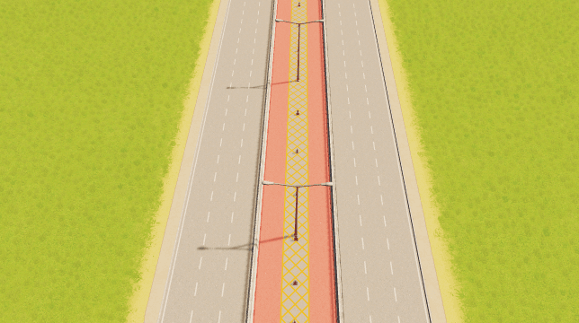 6-Lane with BRT  — Cities: Skylines Workshop preview