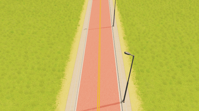 Two-way Bus only road, 12 m wide — Cities: Skylines Steam Workshop preview image