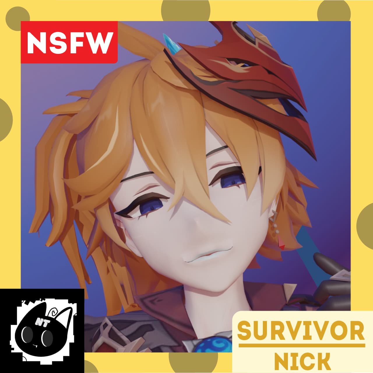 Bottom heavy genderbent Childe as Nick — Left 4 Dead 2 Steam Workshop preview image