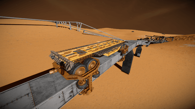 Realistic Monorail Carriage CR-03 (Flat-Bed) — Space Engineers Workshop preview