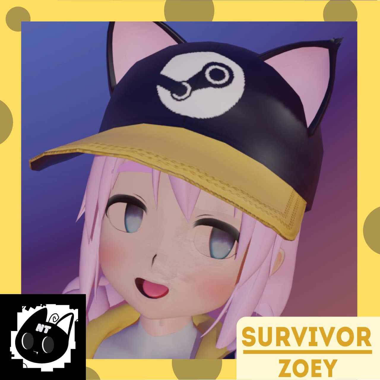 Steam delivery girl as Zoey — Left 4 Dead 2 Workshop preview