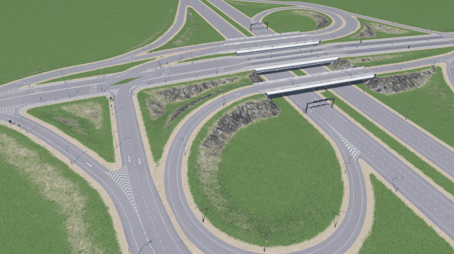 Single-Point ParClo B4 — Cities: Skylines Workshop preview