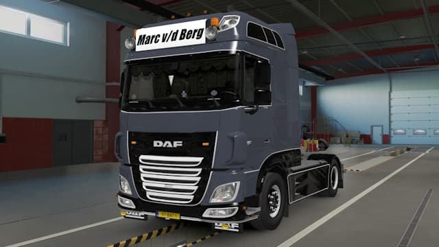 SpuijBerg DAF 106 Verstappen paint — Euro Truck Simulator 2 Steam Workshop preview image