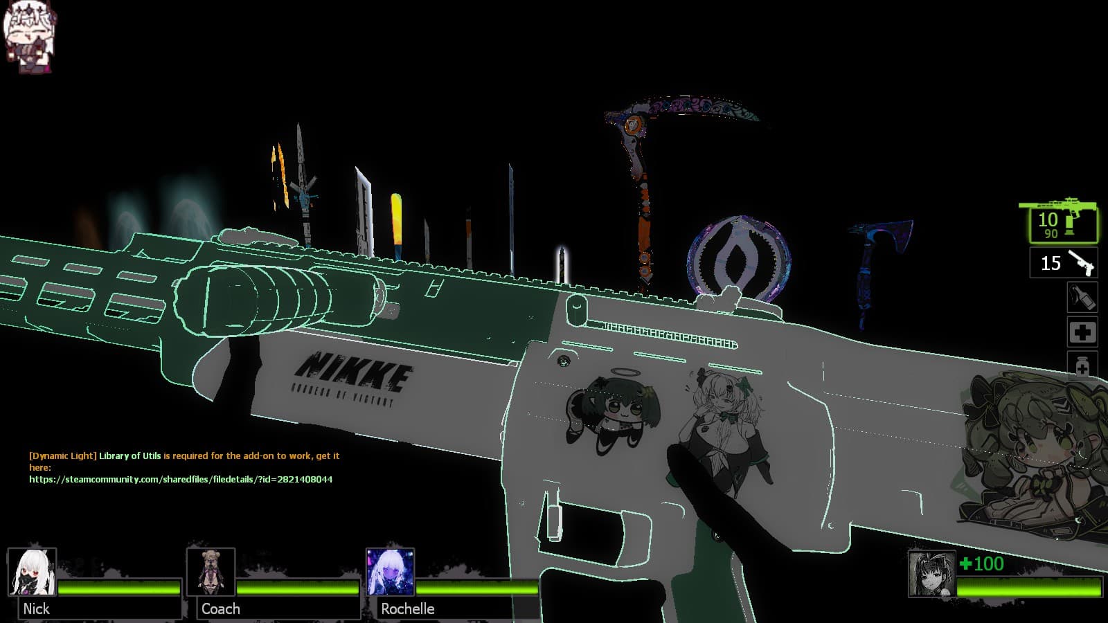 NIKKE英克COD:MW2022 MX-Guardian替换二代连喷
 — Left 4 Dead 2 Steam Workshop preview image