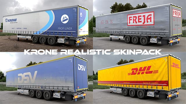 Krone Profi Liner Realistic Skinpack — Euro Truck Simulator 2 Steam Workshop preview image