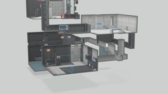 simple gel and button based test — Portal 2 Workshop preview