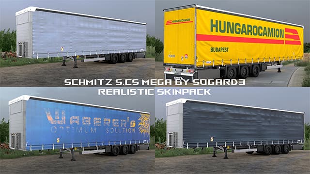 Schmitz S.CS Mega Realistic Skinpack — Euro Truck Simulator 2 Steam Workshop preview image