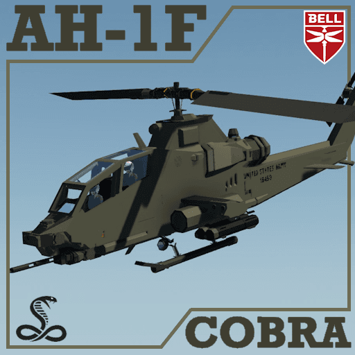 AH 1F COBRA ATTACK HELICOPTER — Stormworks: Build and Rescue Steam Workshop preview image