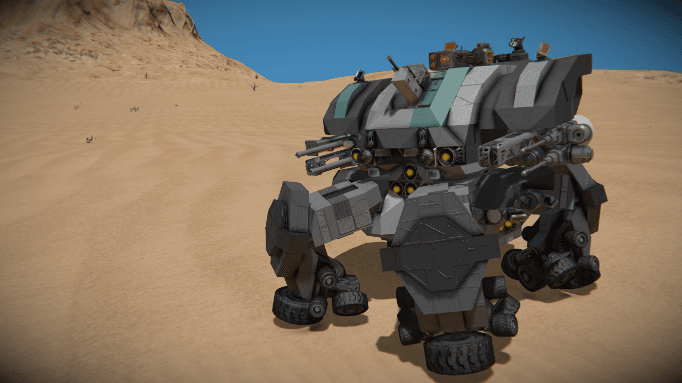 [DNS] MF-102 Tetra Mechframe — Space Engineers Steam Workshop preview image