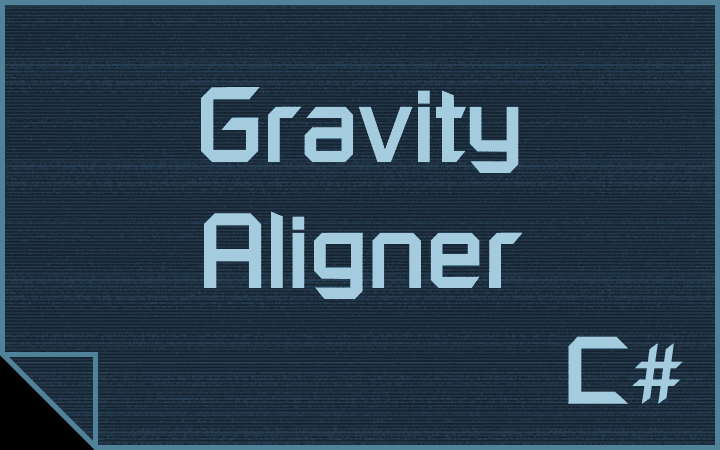 Gravity Aligner — Space Engineers Steam Workshop preview image