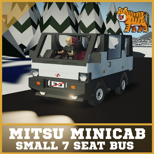 Mitsu Minicab (Small 7 seat bus) — Stormworks: Build and Rescue Steam Workshop preview image