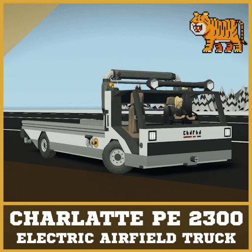 Charlatte PE 2300 (EV airfield truck) — Stormworks: Build and Rescue Steam Workshop preview image