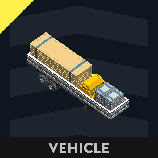 Trailer w Construction Materials #1 — Stormworks: Build and Rescue Steam Workshop preview image