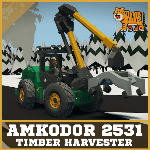 Amkodor 2531 (Timber harvester) — Stormworks: Build and Rescue Steam Workshop preview image