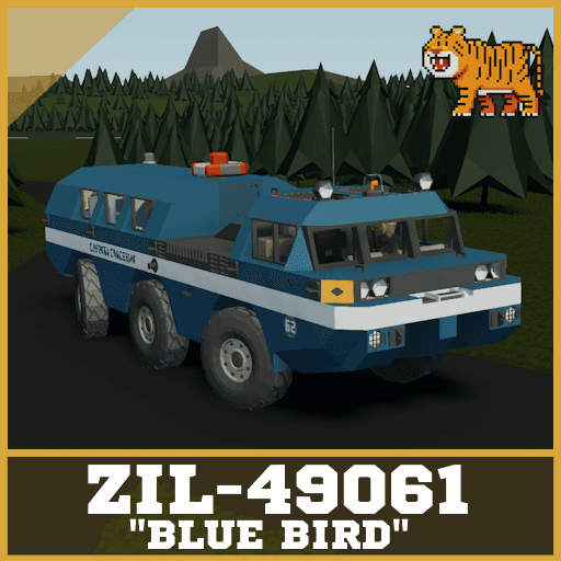 ZIL-49061 "Blue Bird" (SAR amphibia) — Stormworks: Build and Rescue Steam Workshop preview image