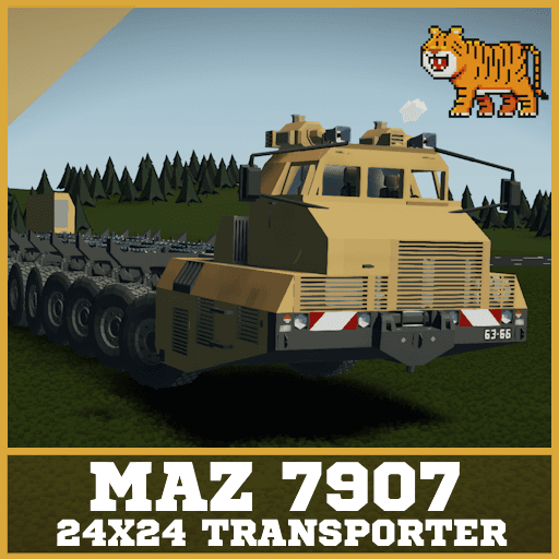 MAZ 7907 (24x24 Transporter) — Stormworks: Build and Rescue Steam Workshop preview image