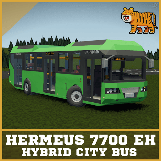 Hermeus 7700 EH (Hybrid City Bus) — Stormworks: Build and Rescue Steam Workshop preview image