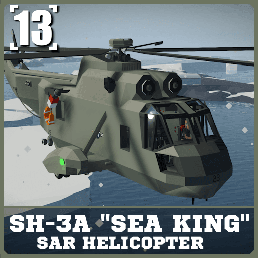 Sikorsky SH-3A "Sea King" (SAR helicopter) — Stormworks: Build and Rescue Workshop preview