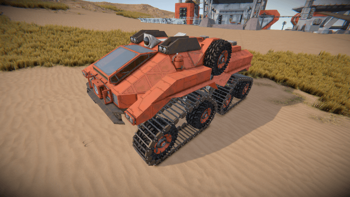 Rocket RecoveryTruck — Space Engineers Workshop preview
