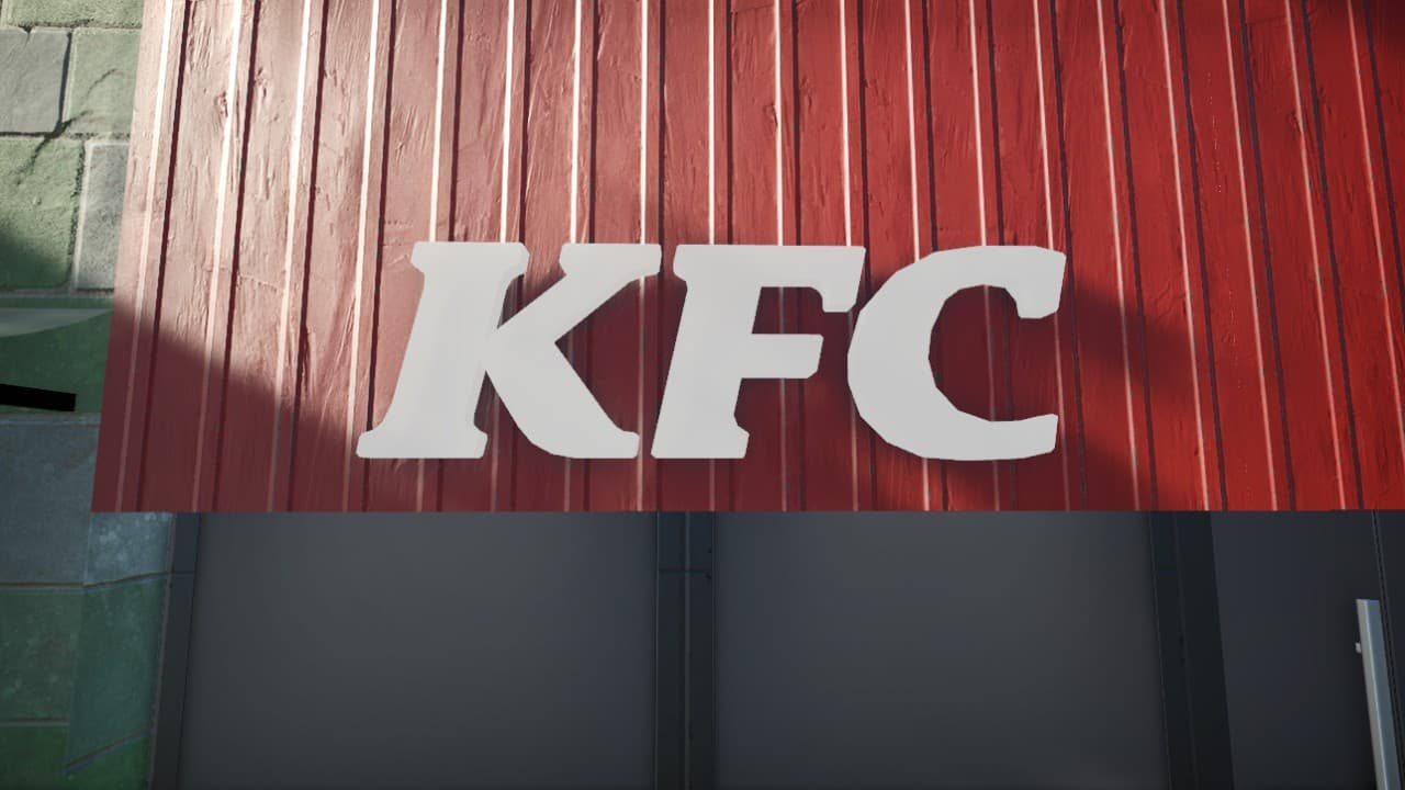 KFC文字标志 — Planet Coaster Workshop preview