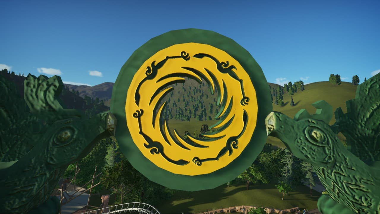 太阳神鸟标志 The Sun and Bird Sign — Planet Coaster Workshop preview