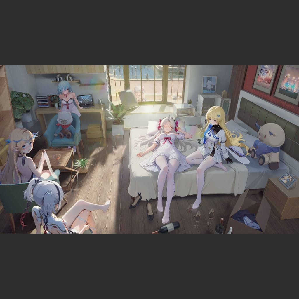 鸣潮 菲比 白丝 — Wallpaper Engine Steam Workshop preview image