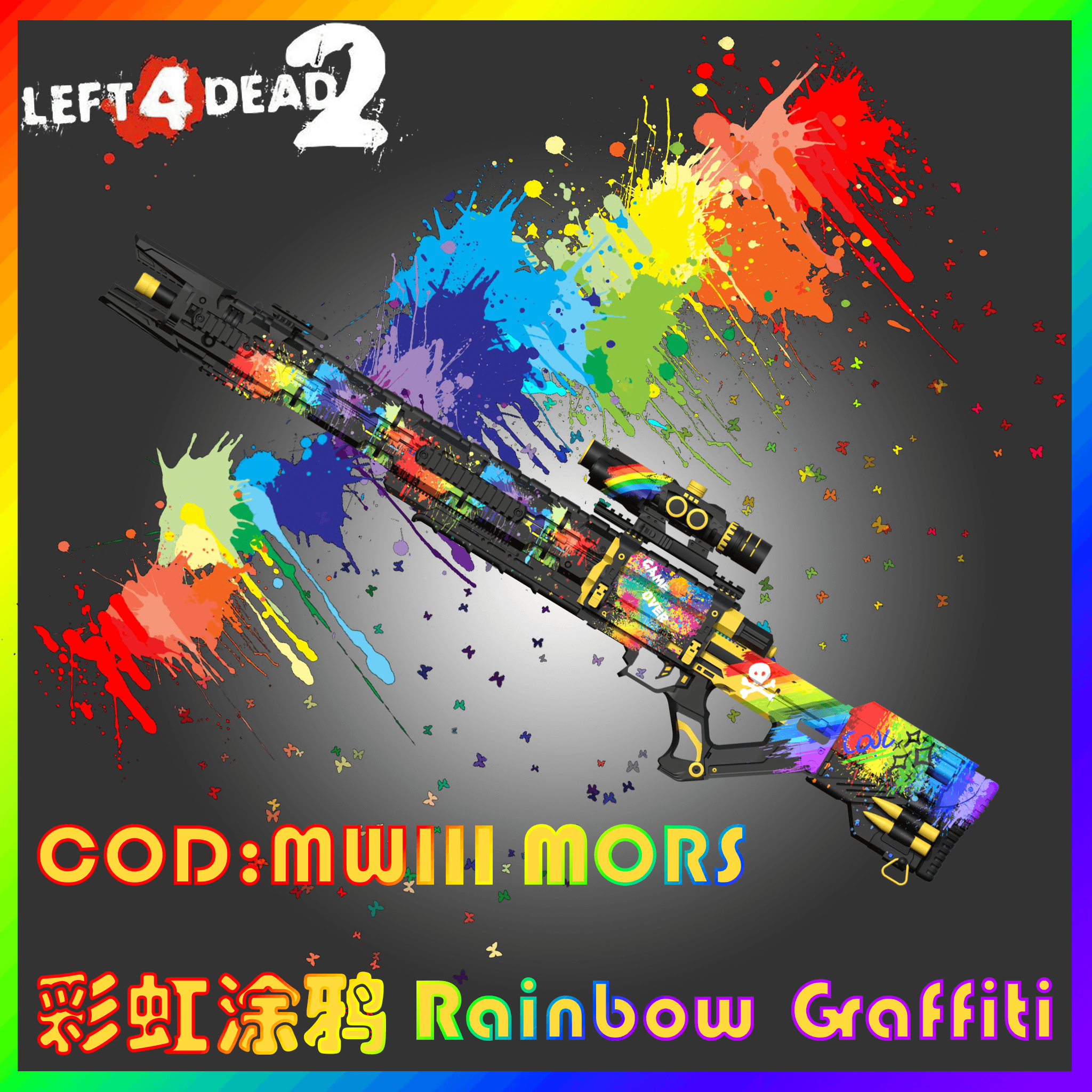 MWIII MORS 彩虹涂鸦 Rainbow Graffiti — Left 4 Dead 2 Steam Workshop preview image