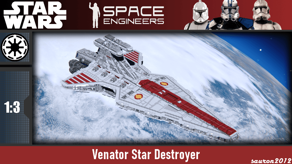 Star Wars - Venator Star Destroyer — Space Engineers Workshop preview