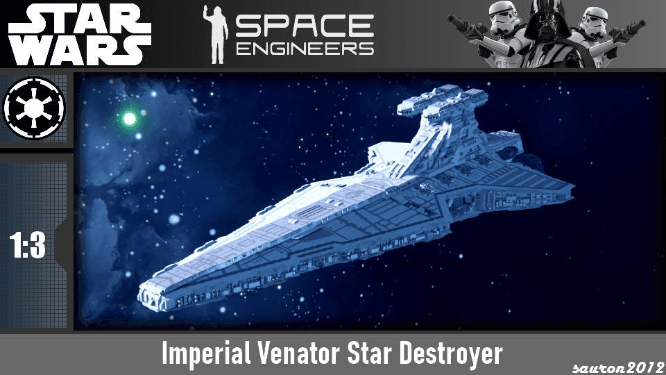 Star Wars - Imperial Venator — Space Engineers Workshop preview