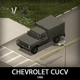 '86 Chevrolet CUCVs + M101A2 Trailer — Project Zomboid Steam Workshop preview image