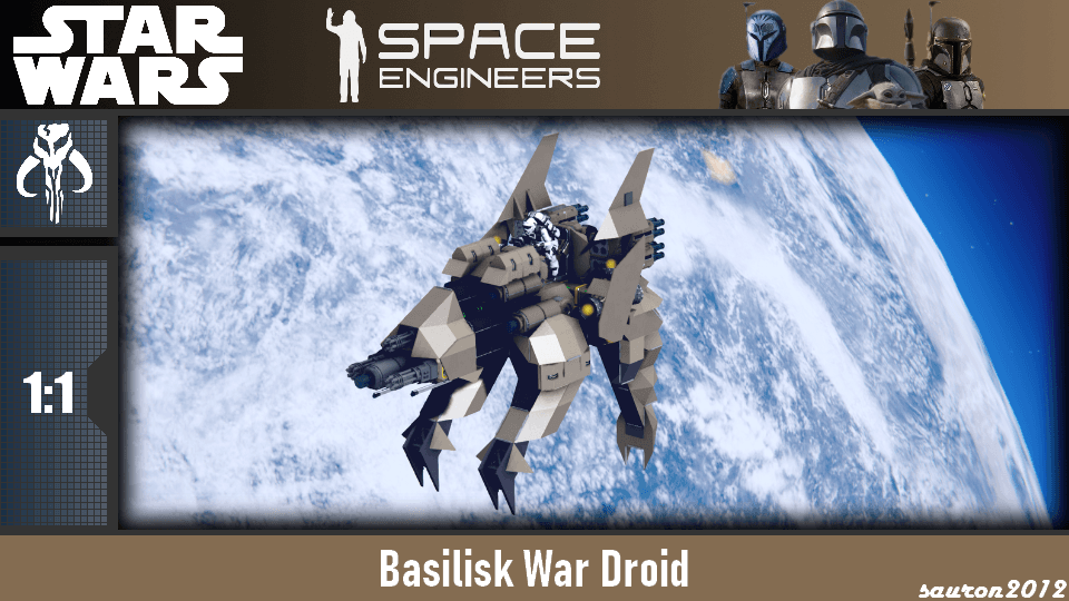 Star Wars - Basilisk War Droid — Space Engineers Steam Workshop preview image