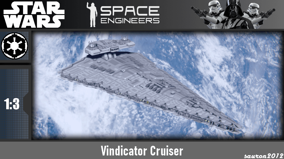 Star Wars - Vindicator Cruiser — Space Engineers Workshop preview