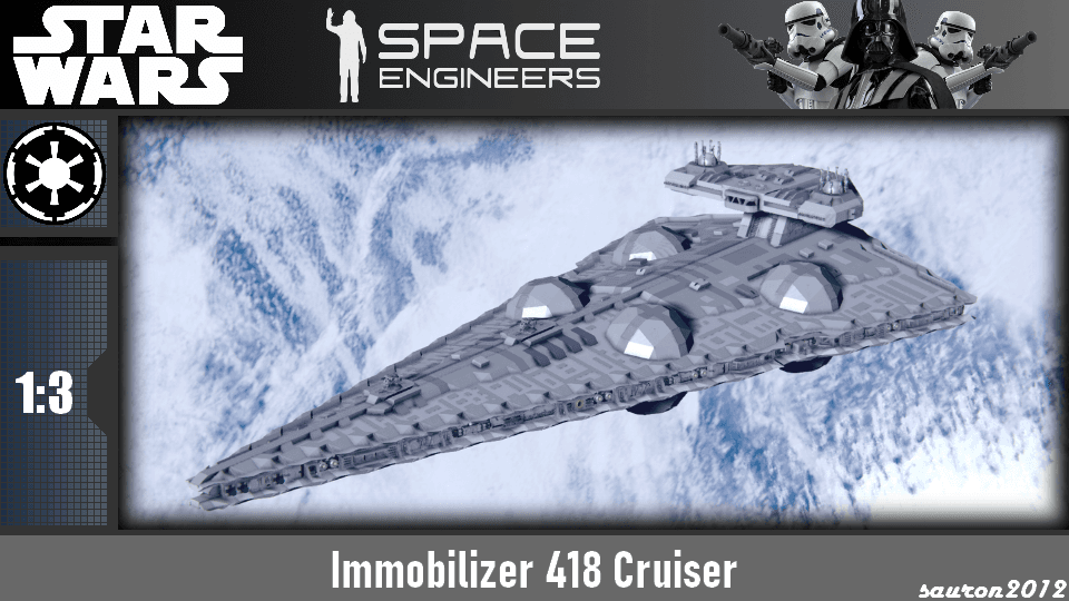 Star Wars - Immobilizer 418 Cruiser — Space Engineers Workshop preview