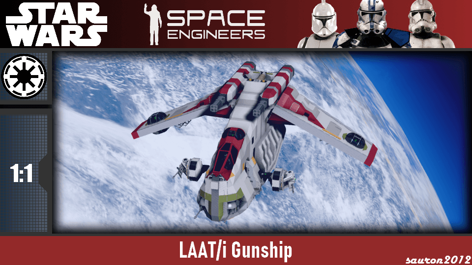 Star Wars - LAATi Gunship — Space Engineers Workshop preview