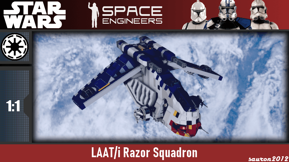 Star Wars - LAATi Razor Squadron — Space Engineers Steam Workshop preview image
