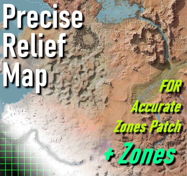 Precise Relief Map + Accurate Zones Patch (Zones) — Kenshi Workshop preview
