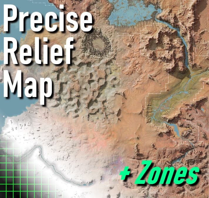 Precise Relief Map - Zones — Kenshi Steam Workshop preview image