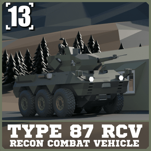 TYPE 87 RCV (Reconnaissance Combat Vehicle) — Stormworks: Build and Rescue Steam Workshop preview image