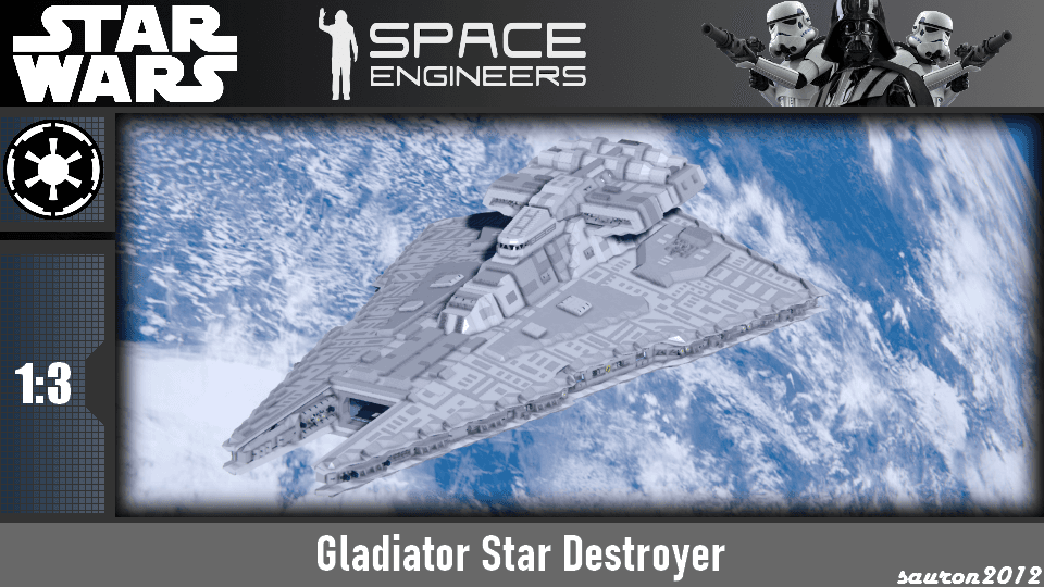 Star Wars - Gladiator Star Destroyer — Space Engineers Steam Workshop preview image
