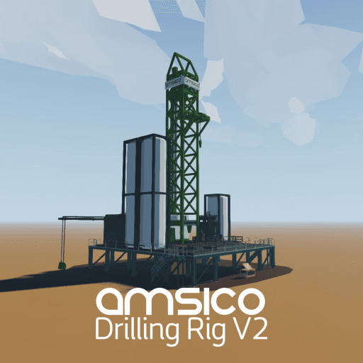 amsico Static Oil Drilling Platform V2 — Stormworks: Build and Rescue Workshop preview