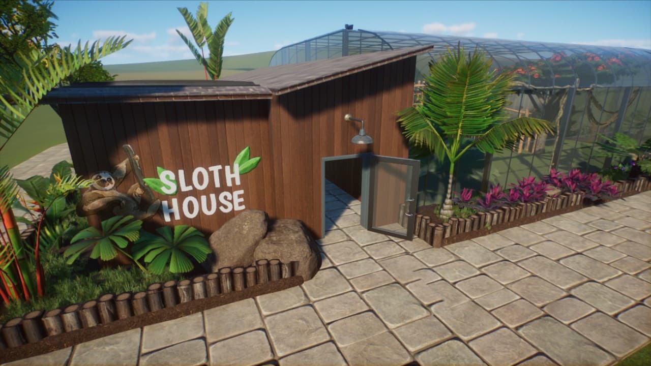 Sloth House Walkthrough Exhibit — Planet Zoo Steam Workshop preview image
