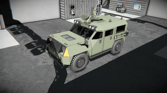 Stoat - Light Tactical Vehicle — Space Engineers Steam Workshop preview image